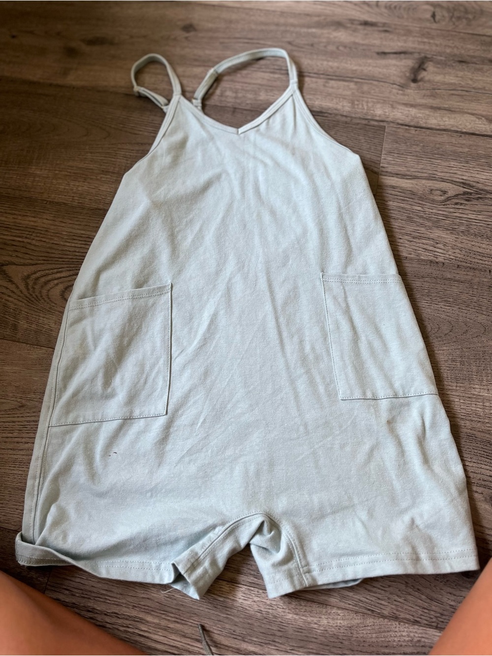 Amazon Light Sage Green Girls Summer Romper